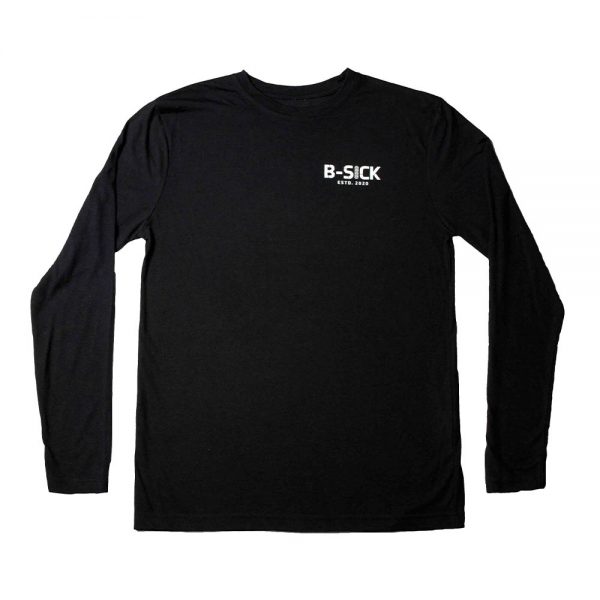 B-SICK-t-shirt-manche-longue-noir-LS004