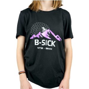 B-SICK-t-shirt-technique-noir-manche-courte-femme